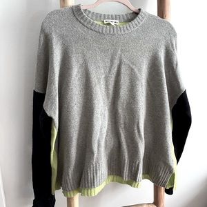 Whistles Merino Wool Color Block Sweater